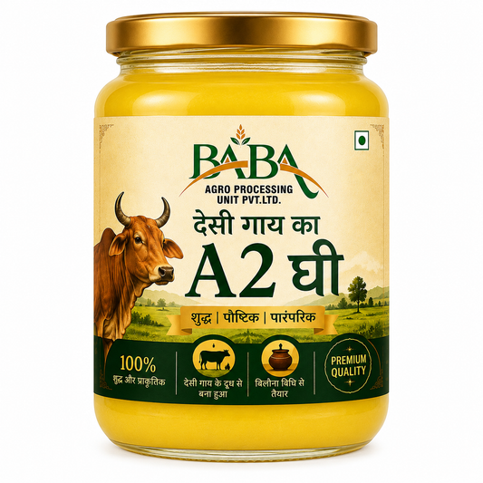 BABA Sudh A2 Ghee | Pure & Traditional Desi Ghee | Rich Aroma & Taste | Purity Guaranteed I 250 ML